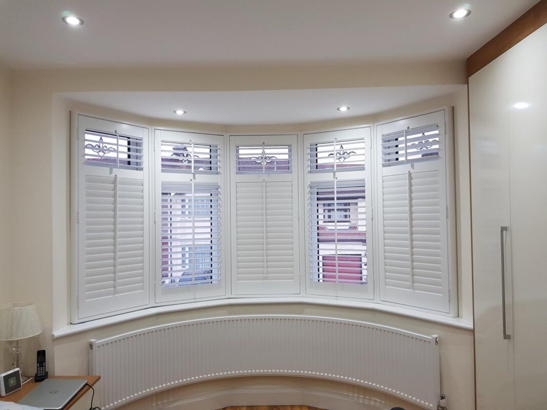 Plantation shutters installed by LightView Shutter