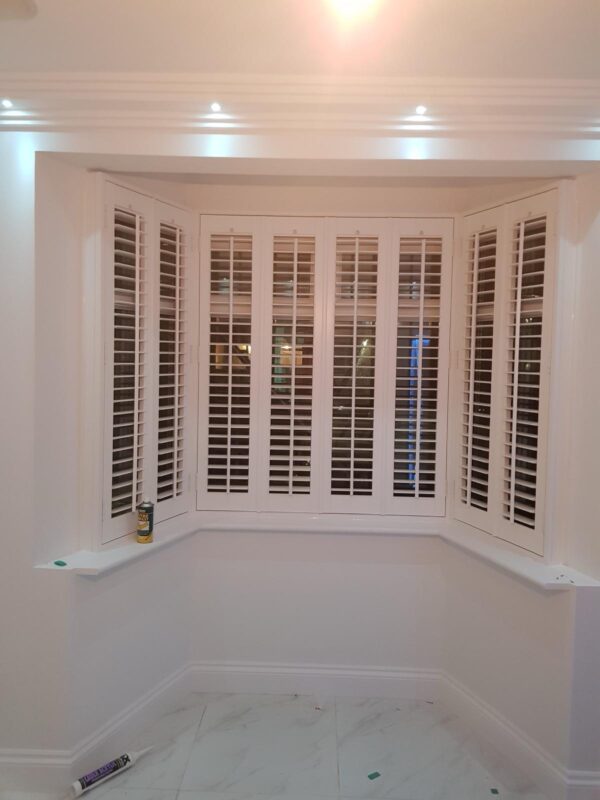 Plantation shutters installed in South Woodford by LightView Shutters