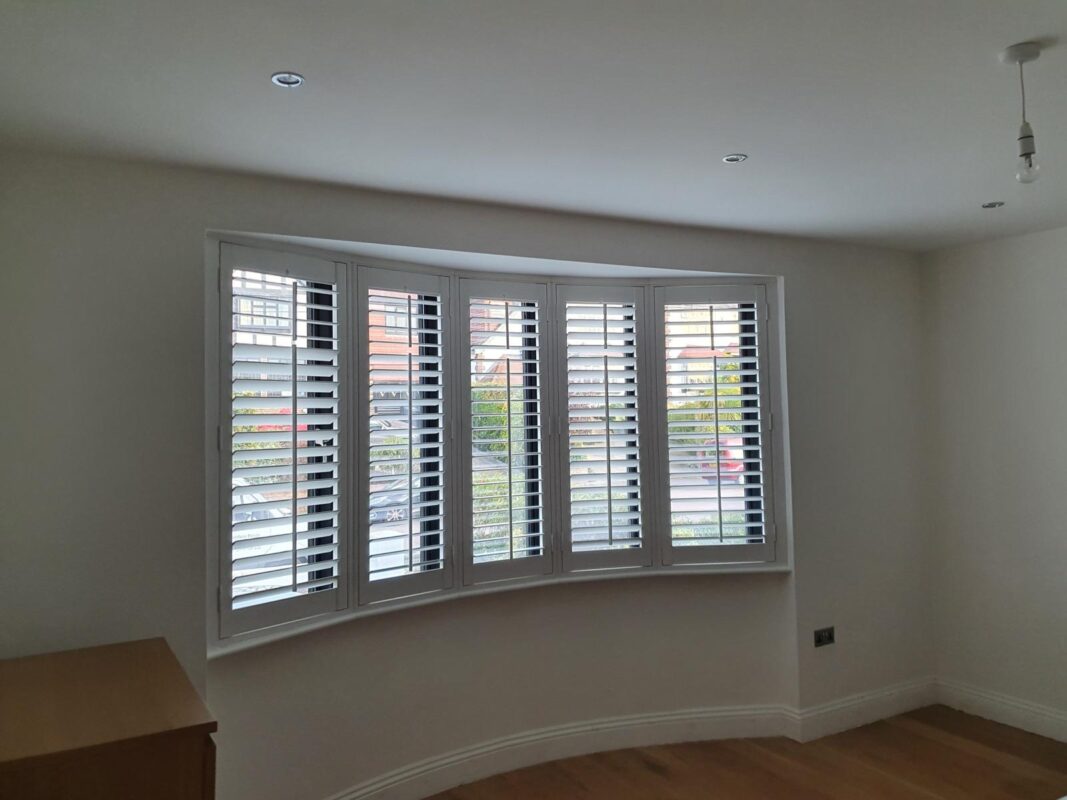 Plantationshutters installed in Loughton by LightView Shutters