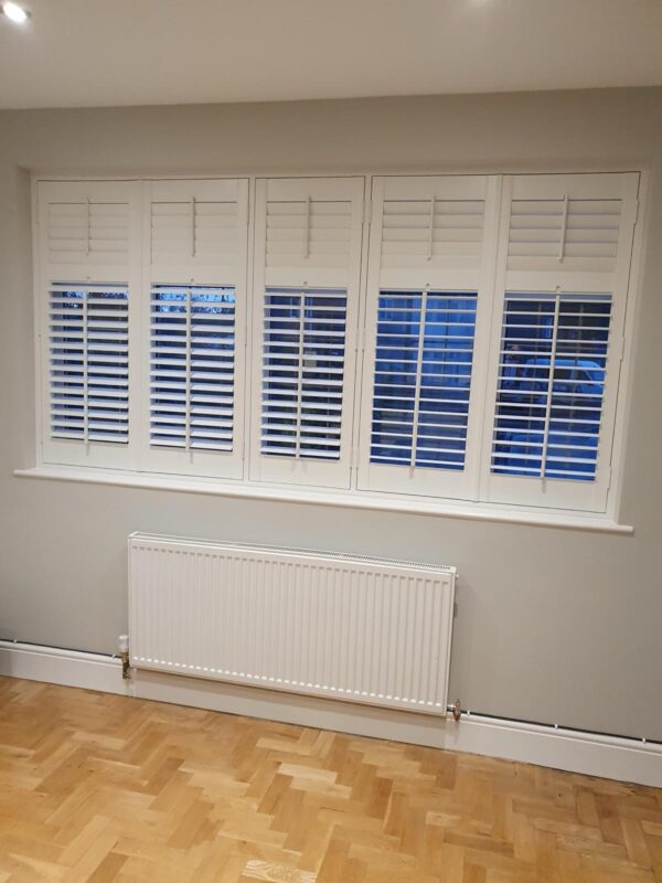 Plantation shutters installed in Romford by LightView Shutters